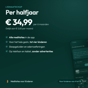 Lidmaatschap per halfjaar, € 34,99, gelijk aan € 5,83 per maand