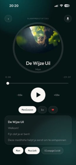 Een slaapgeluid kiezen