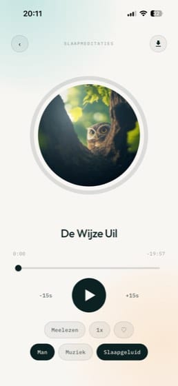 Een slaapgeluid kiezen